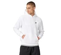 Nike Club Men's Pullover Fleece Hoodie - White - Cotton/Polyester XS