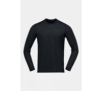 M Norrona Mens Falketind Equaliserull Long Sleeve Base Layer Top Black Size