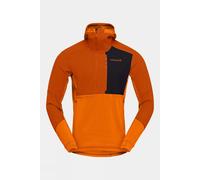 M Norrona Mens Lofoten Thermal Pro Hood Fleece Pullover Gold Size