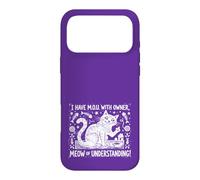 M.O.U. - Meow of Understanding - political parody Case for iPhone 17 Pro Max