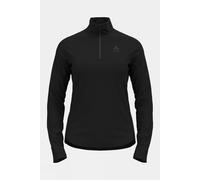M Odlo Womens Berra Half Zip Mid Layer Fleece Black Size