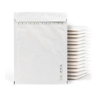m-office 100 x Bubble Envelopes Bubble Envelopes White Bubbles Mailing Bags Assorted Sizes Bubble Envelopes 120x220mm