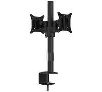 M Officeline Deskmount Dual Monitor Mount back to Back VESA 15-30", Black - MULT