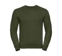 Russell Men's Set-in Sweatshirt in Olive | Size: Medium Russell Olive M