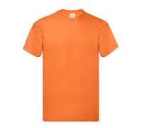 (M, Orange) Fruit of the Loom Mens Original T-Shirt