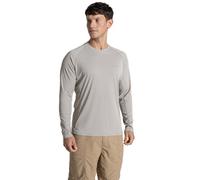 Craghoppers Mens NosiLife SolarShield+ Long Sleeve T-Shirt - Parchment - M
