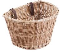 M Part D Shaped Wicker Basket Brown