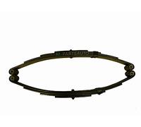 M-Parts Pair of 2 x 25-1/4"L - Double Eye 4 Leaf Spring 3,500LB Capacity per Axle, 1.75" Width x 3.25" High, Nylon Bushing Leaf Spring - 11/16 Eye I.D (1750lb per Leaf Spring) SW4B