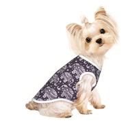 M Pet Breathable Sleeveless Cartoon Cute Elephant Print T-Shirt - Small to Medium Cats, Puppy, Yorkie, Dachshund, French Bulldog