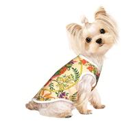 M Pet Breathable Sleeveless Owl Beliefs Print T-Shirt - Small to Medium Cats, Puppy, Yorkie, Dachshund, French Bulldog