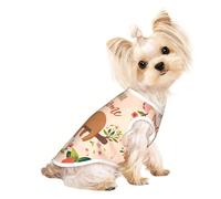 M Pet Breathable Sleeveless T-Shirt â€“ Lightweight You Are Awesome Sloth Print Tank Top Outfit for Small Medium Dogs