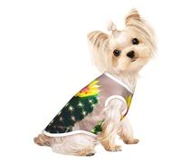M Pet Breathable Sleeveless T-Shirt â€“ Soft Blooming Cactus Print Stretchy Vest for Dogs & Cats, Lightweight Tank Top