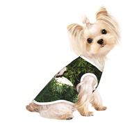 M Pet Breathable Sleeveless T-Shirt for Cats & Dogs - Lightweight Cute Little Panda Print Tank Top with Stretchy