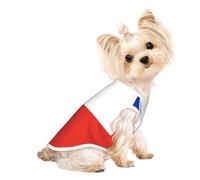 M Pet Breathable Sleeveless T-Shirt for Cats & Dogs - Lightweight Flag of Chile Print Tank Top with Stretchy