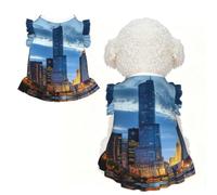 M Pet Dog Breathable Chicago Illinois Usa Print Sleeveless T-Shirt