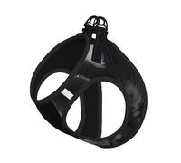 M Pet Leash Vest Dog Harness - Small Sized, Black Labrador Puppy Print Adjustable for Outdoor Travel and Walking