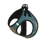 M Pet Leash Vest Dog Harness - Small Sized, Golden Octopus Print Adjustable for Outdoor Travel and Walking