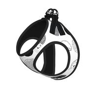 M Pet Leash Vest Dog Harness - Small Sized, Hedgehog Print Adjustable for Outdoor Travel and Walking