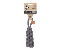M-PETS COTO GREY LOOP BAR 22CM KNITTED TOY