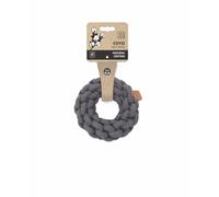 M-PETS COTO GREY RING 13CM KNITTED RING TOY