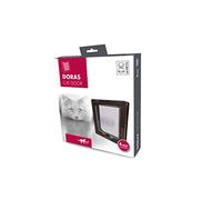 M-Pets Doras Cat Brown Door 192x200 4 Way Lock for Cat Brown
