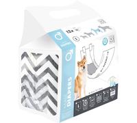 M-PETS Male Dog Diapers L 12 Pack