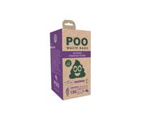 M-Pets Poo Pecal Bag 15 Sheets Lavender Scented 8 Pack