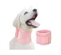(M, Pink) Dog Neck Brace Elizabethan Collar, Recovery After Surgery Adjustable Breathable Neck Cervical Cone For Pet With Spinal Issues Zekai