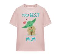 (M, Pink) Star Wars Womens/Ladies Best Mum Yoda Mothers Day T-Shirt