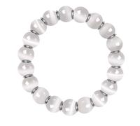 M-Plateau Hand Made Hand Chain,Natural Stone Bead Bracelets For Women And Men -8mm Round Beads., normal, Stainless Steel, bracelets strand