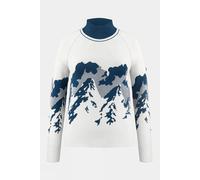 M Poivre Blanc Womens Ambre Roll Neck Knit Sweater White Size