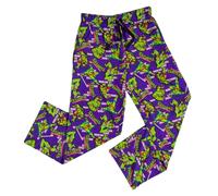 (M, Purple/Green) Teenage Mutant Ninja Turtles Mens Wall Lounge Pants