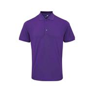 Premier Men's Coolchecker Plus Piqu Polo Shirt in Purple | Size: Medium Premier Purple M
