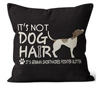 M-Qizi German Shorthaired Pointer Pillow Covers - 18x18 Linen Dog Pillow Cover, Pointer Gifts Decor, Gifts for Dog Lovers