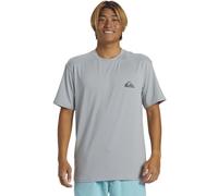 (M, Quarry) Quiksilver Mens Surf Tee Short Sleeve Rash Vest