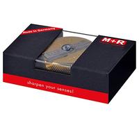 M+R 706021000 Double Round Sharpener Brass in Gift Packaging