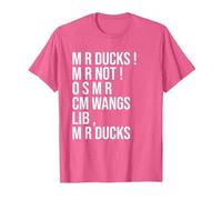 M R Ducks... Funny Duck Saying Duck Lover Wings M R Ducks T-Shirt, Men, Pink Heather, 3X-Large