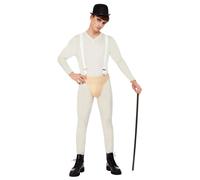 (M R, White) Smiffys Mens Cult Classic Costume Set