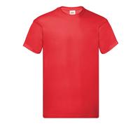 (M, Red) Fruit of the Loom Mens Original T-Shirt