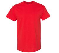 (M, Red) Gildan Mens Heavy Cotton Short Sleeve T-Shirt