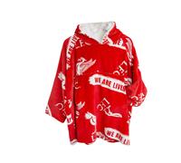 (M, Red) Liverpool FC Childrens/Kids We are Liverpool Fleece Oversized Blanket Hoodie