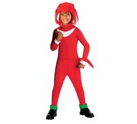 (M, Red) Sonic The Hedgehog Childrens/Kids Knuckles Costume