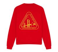(M, Red) Star Trek Unisex Adult Gold Academy Sweatshirt