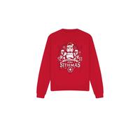 (M, Red) Star Wars Unisex Adult Beginning To Look A Lot Like Sithmus Christmas Sweatshirt