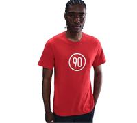 (M, Red/White) Nike Mens Total 90 T-Shirt