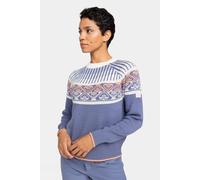 M Roxy Womens Cozy Sound Knited Jumper Mid Blue Size