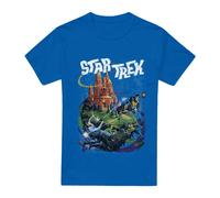 (M, Royal Blue) Star Trek Mens Battle Vulcan T-Shirt