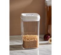 M&S 2.4L Rectangular Flip-Tight Food Storage White Mix