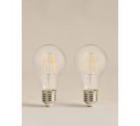 M&S 2 Pack 4W E27 GLS LED Light Bulbs Clear