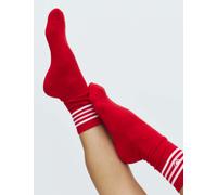 M&S 2 Pack Cotton Rich Sporty Crew Socks Red Mix